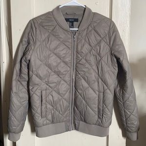 Forever21 Quilted Bomber Jacket
